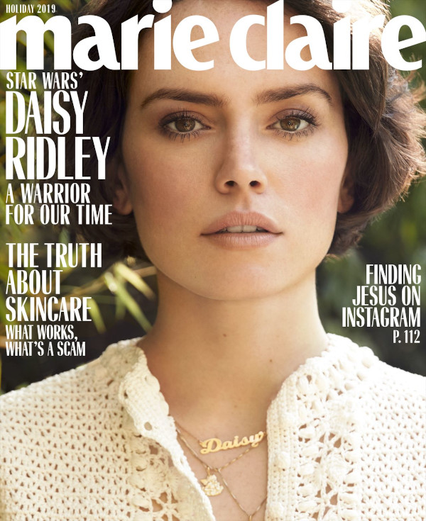 Daisy Ridley - Marie Claire (Holiday 2019)