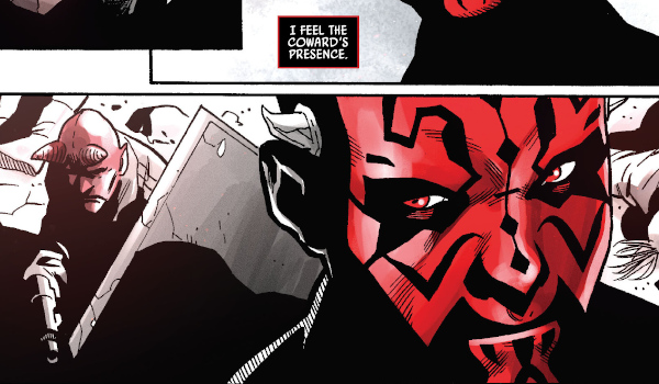 Darth Maul: Black, White & Red #3 comic review